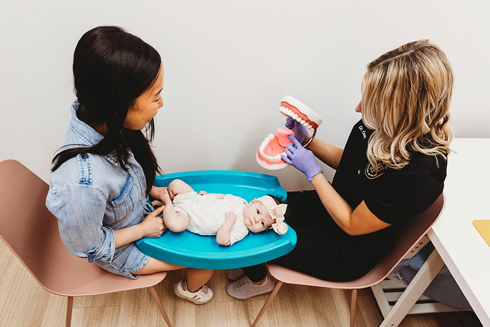 Child at a Pediatric dentist in Lawrence and Lenexa KS at Honey Bee Pediatric Dental Co.