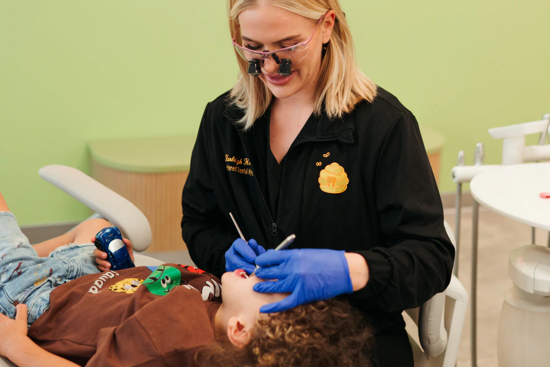 group of kids Honey Bee Pediatric Co in Lawrence, KS